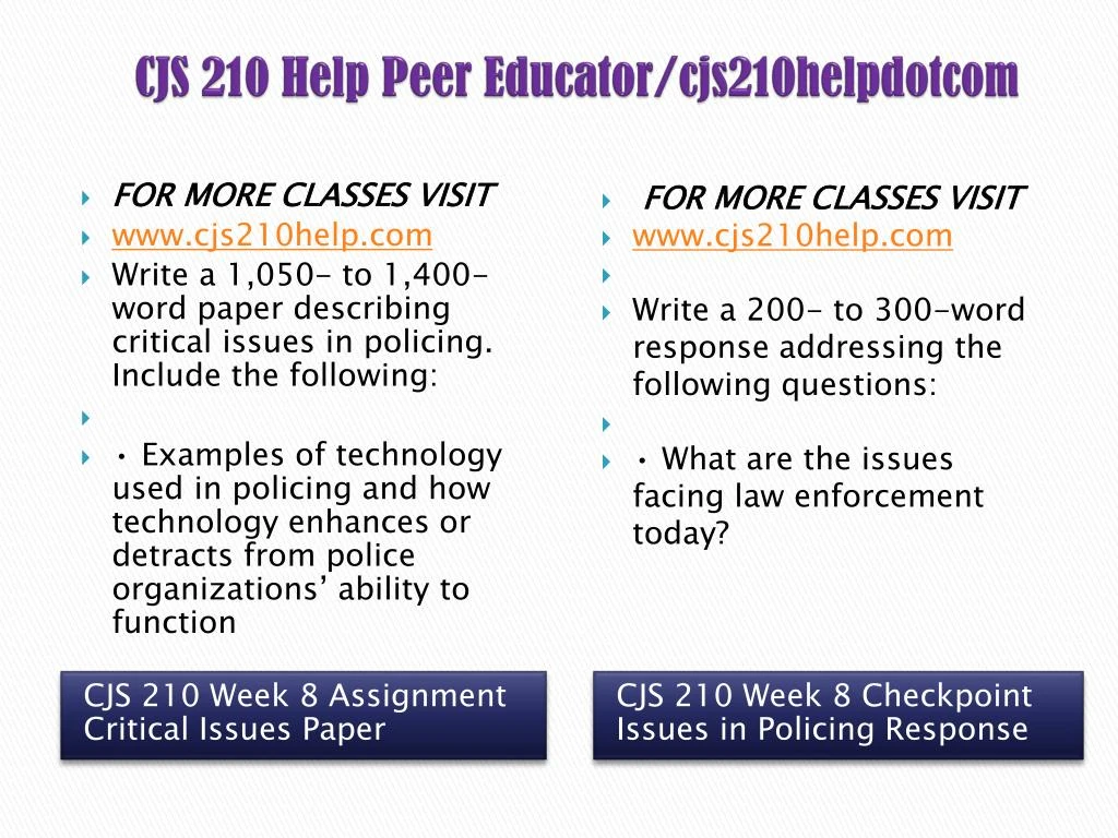 checkpoint issues in policing response Cjs 210 week 8 checkpoint issues in policing response cjs 210 week 8 assignment critical issues paper cjs 210 week 9 capstone discussion question cjs 210 week 9 final. checkpoint issues in policing response Cjs 210 week 8 checkpoint issues in policing response cjs 210 week 8 assignment critical issues paper cjs 210 week 9 capstone discussion question cjs 210 week 9 final.