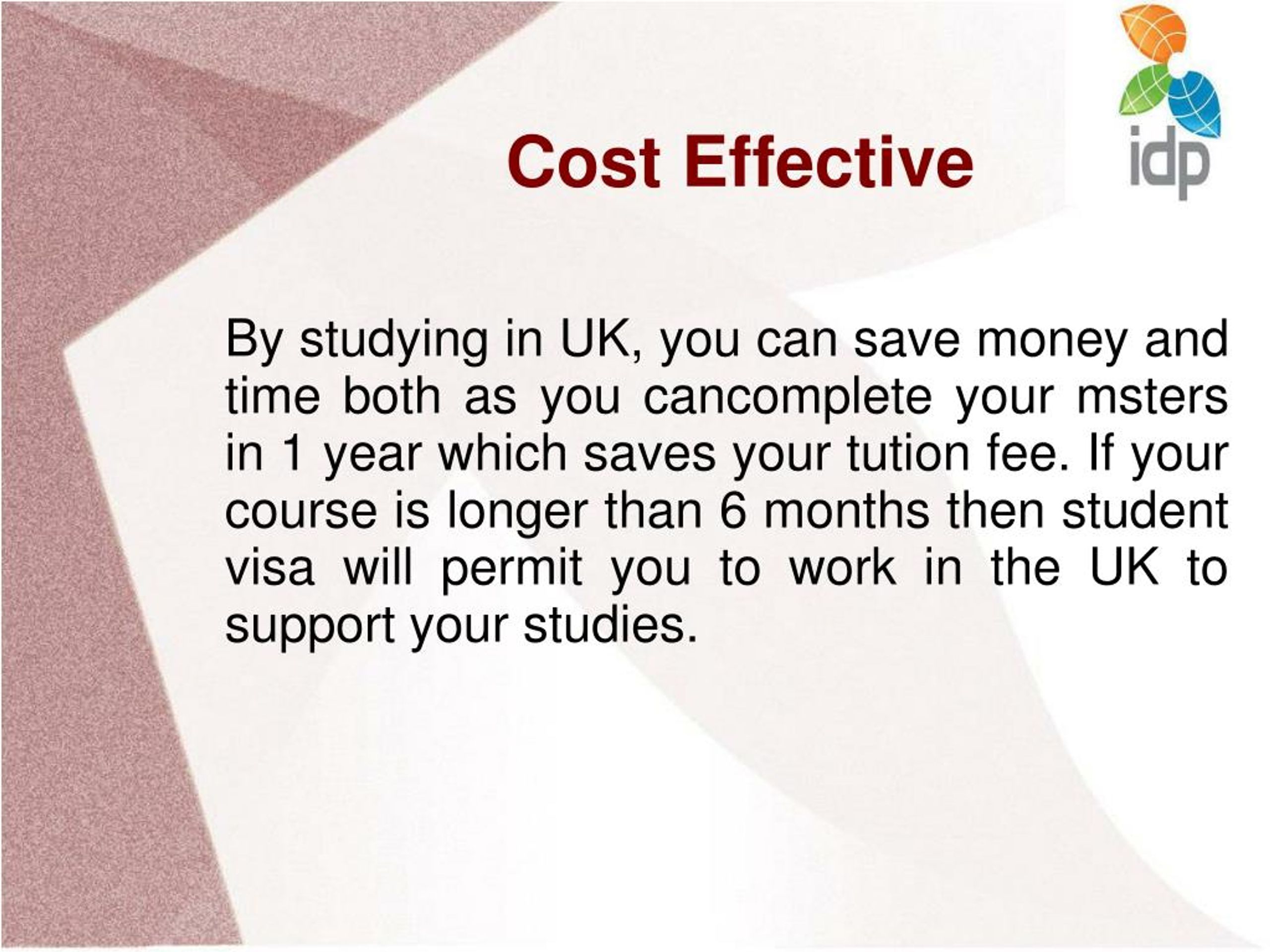 benefits of studying in uk