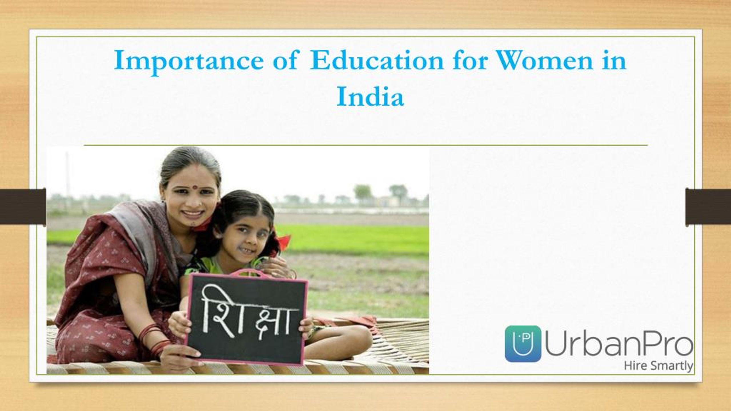 women education in india