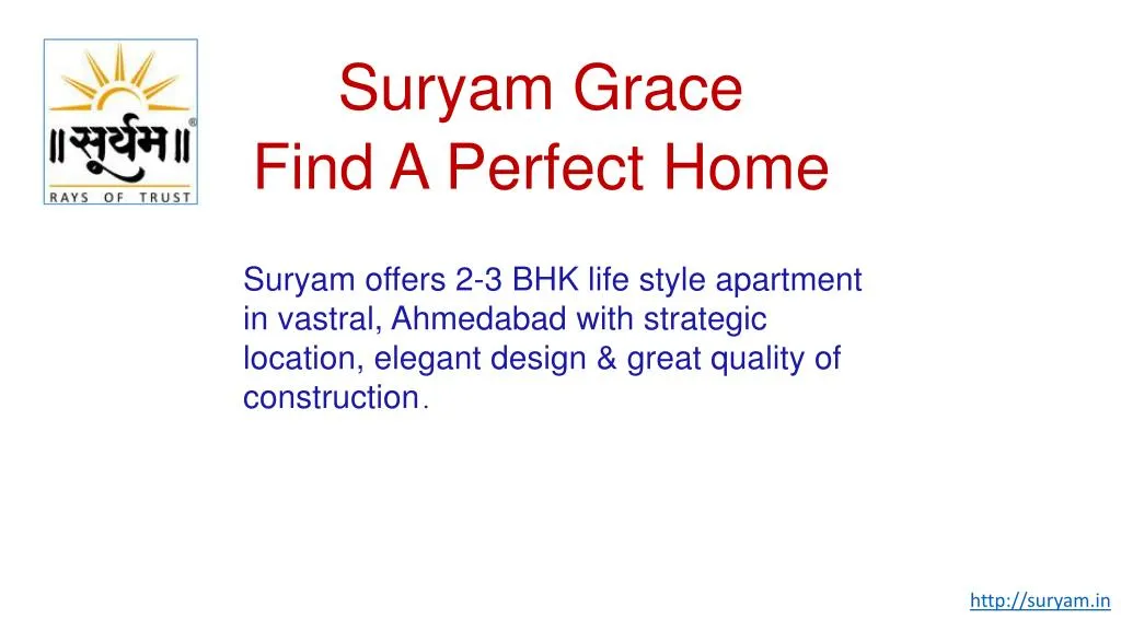 suryam grace find a perfect home n.