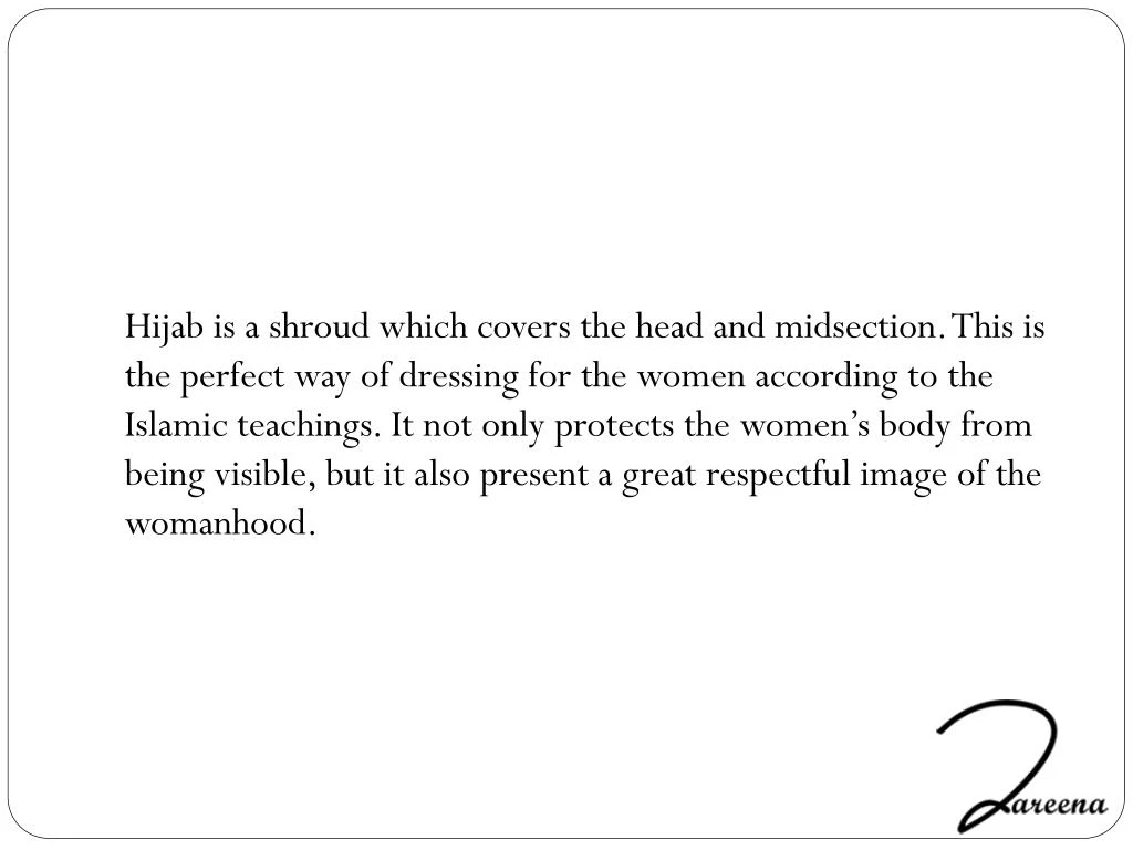 PPT - The Majestically Appeal of Hijab (Abaya), Jilbab and 