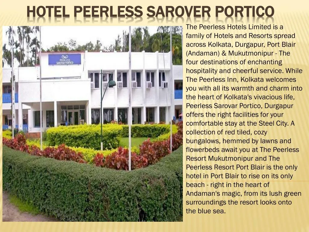 hotel peerless sarover portico n.