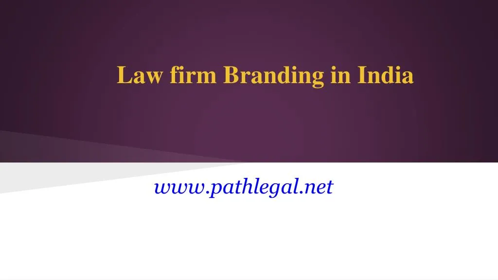 law firm branding in india n.