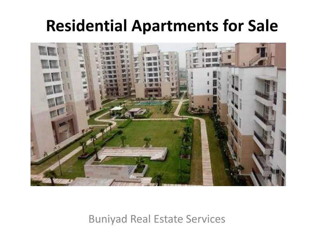 residential apartments for sale n.
