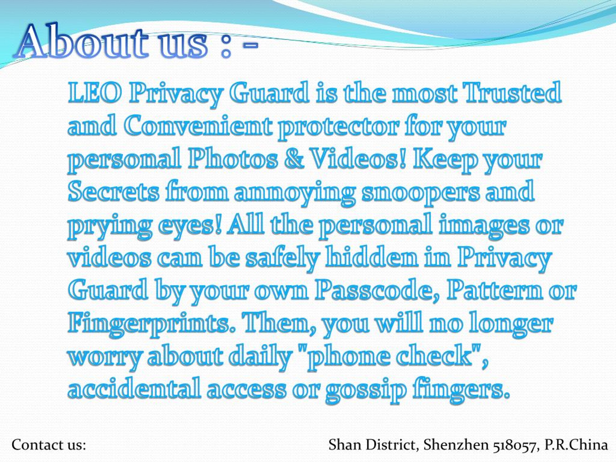 leo privacy guard latest version