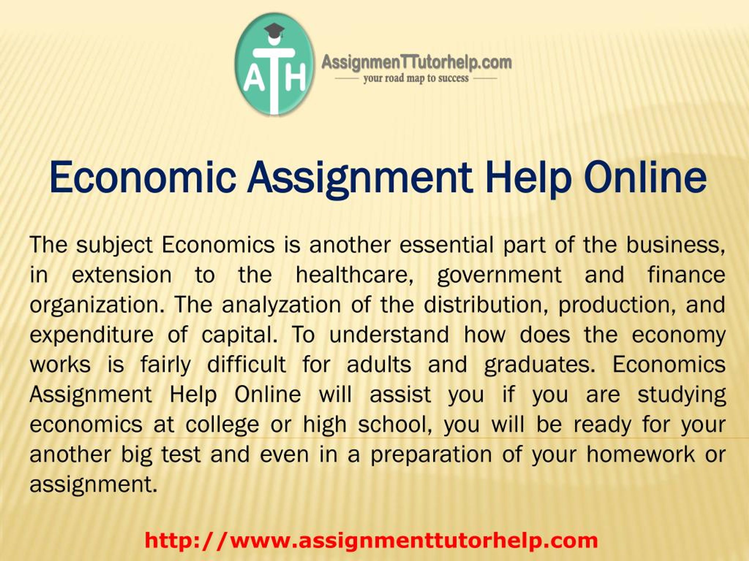 economic assignment sample