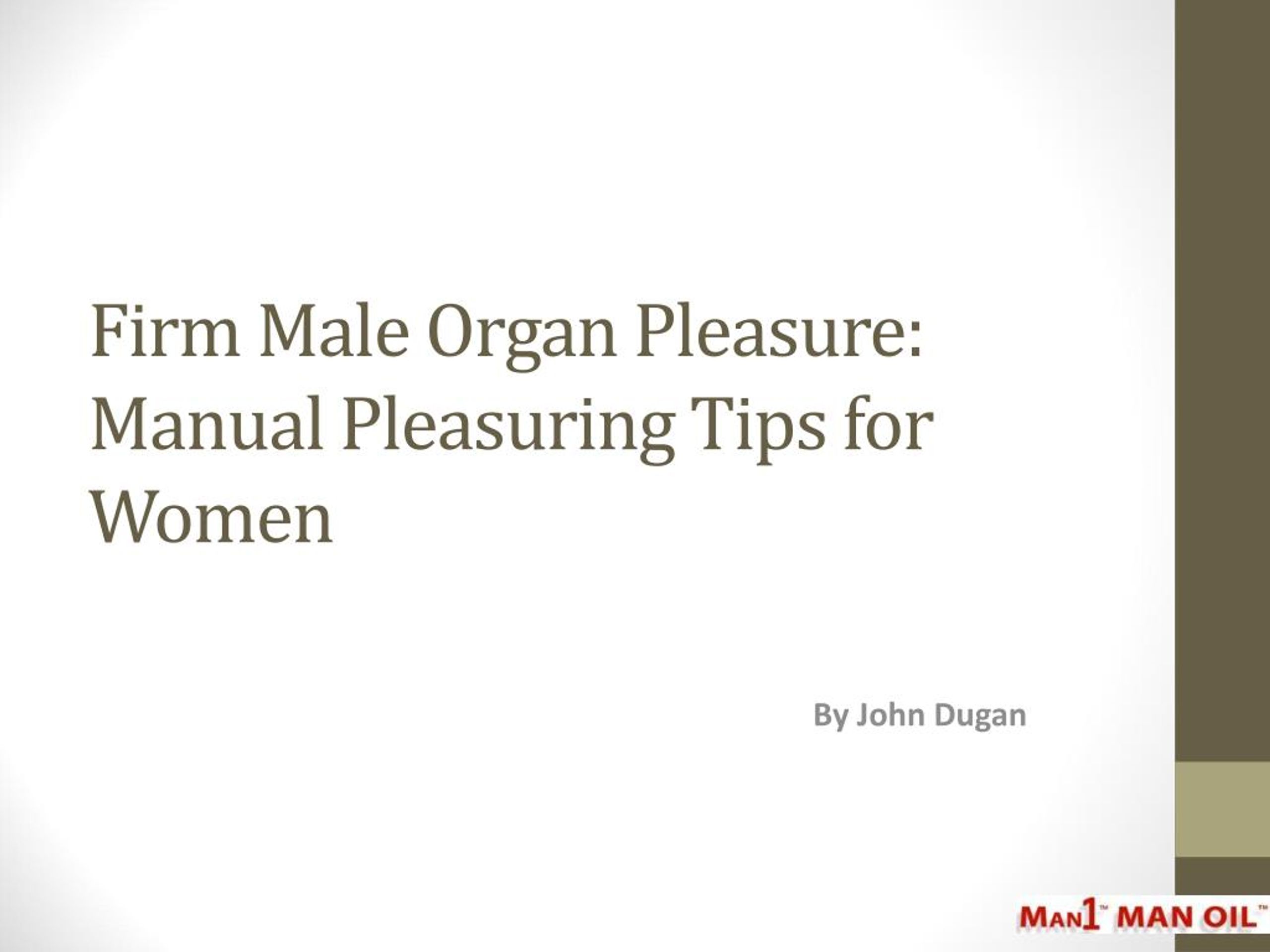 Ppt Firm Male Organ Pleasure Manual Pleasuring Tips For