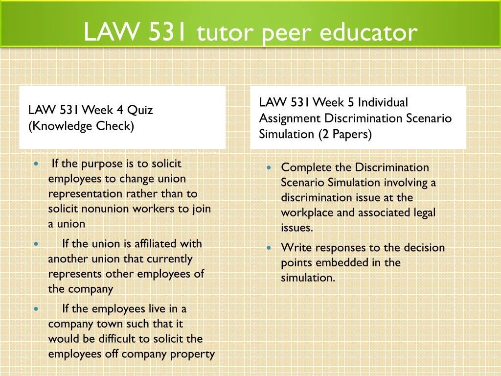 law 531 discrimination Check out our top free essays on law 531 discrimination to help you write your own essay. law 531 discrimination Check out our top free essays on law 531 discrimination to help you write your own essay.
