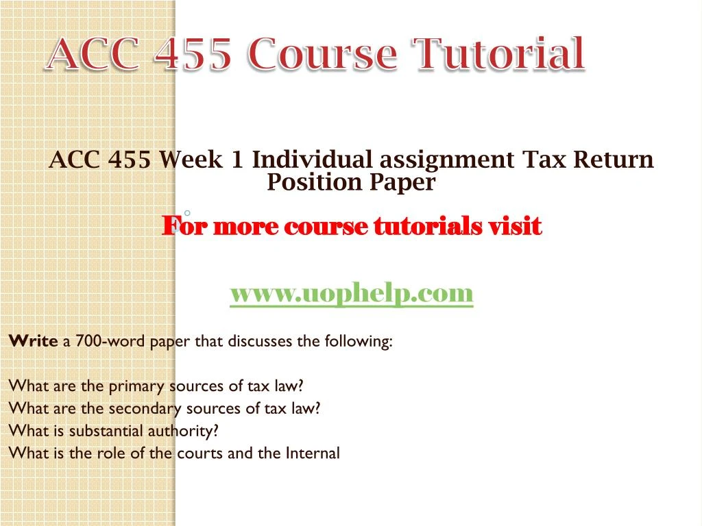 assignment on taxation assignment on taxation