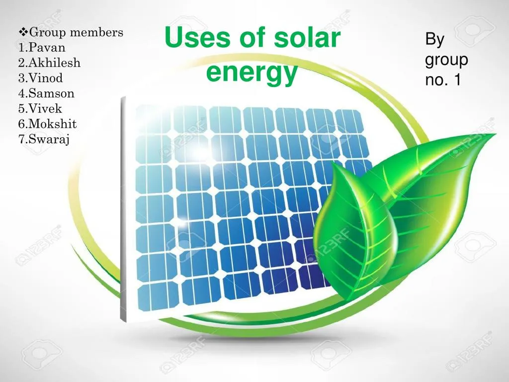 solar energy presentation