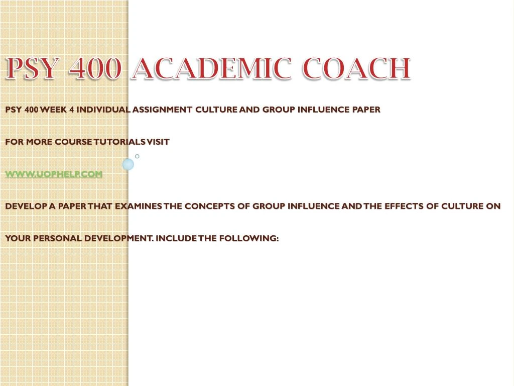 psy400 group influence paper 5 4 Indigohelp is a online tutorial store we provides psy 400 week 5 individual assignment conflict resolution and peacemaking paper. psy400 group influence paper 5 4 Indigohelp is a online tutorial store we provides psy 400 week 5 individual assignment conflict resolution and peacemaking paper.
