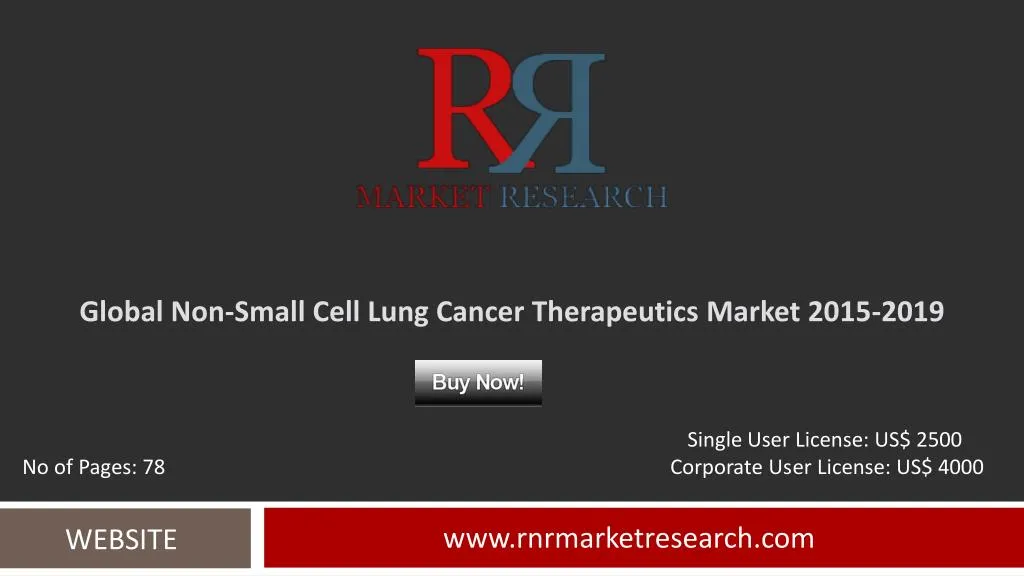 global non small cell lung cancer therapeutics market 2015 2019 n.