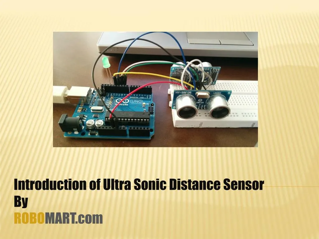 introduction of ultra sonic distance sensor by robo mart com n.