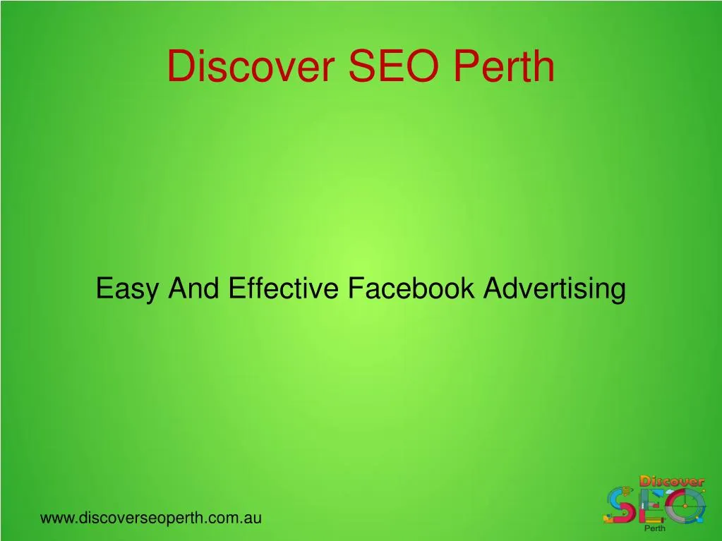 easy and effective facebook advertising n.