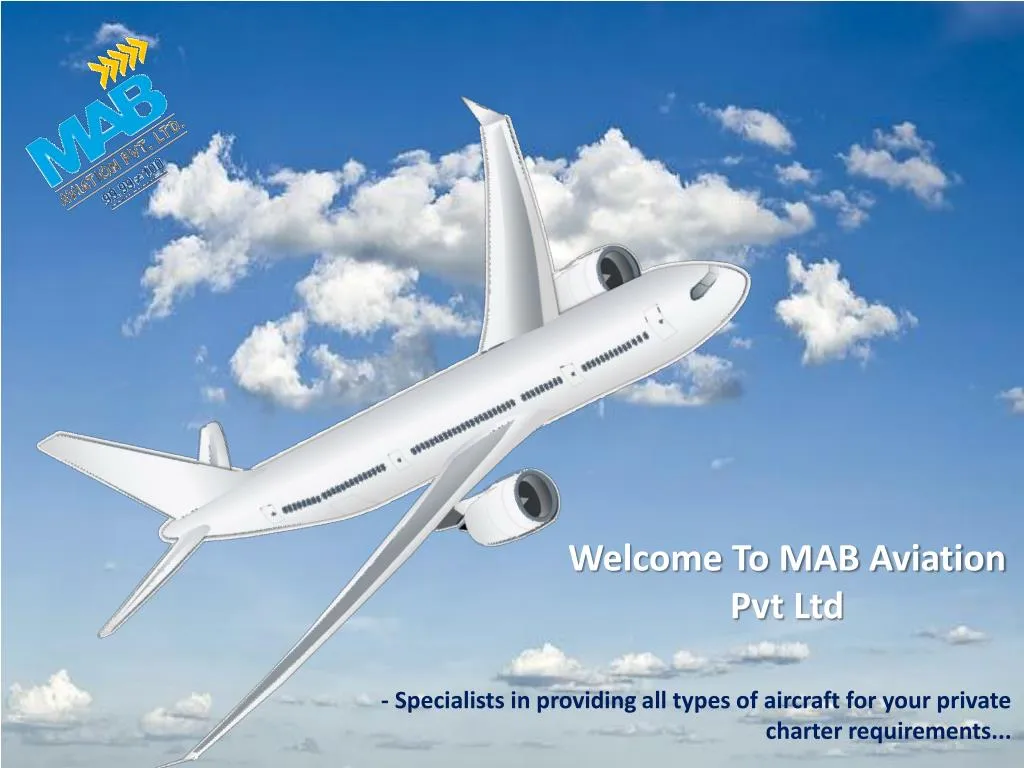 PPT Air Charter Companies in India PowerPoint Presentation, free