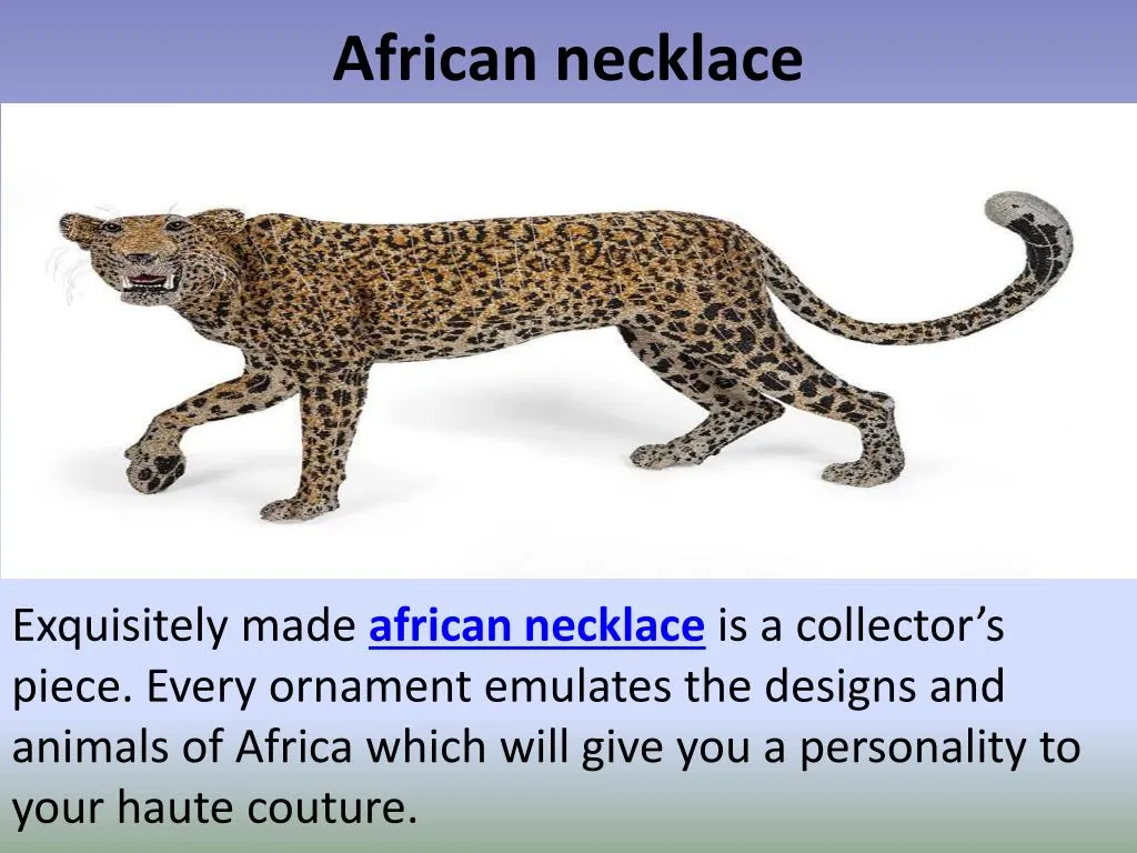 african necklace n.
