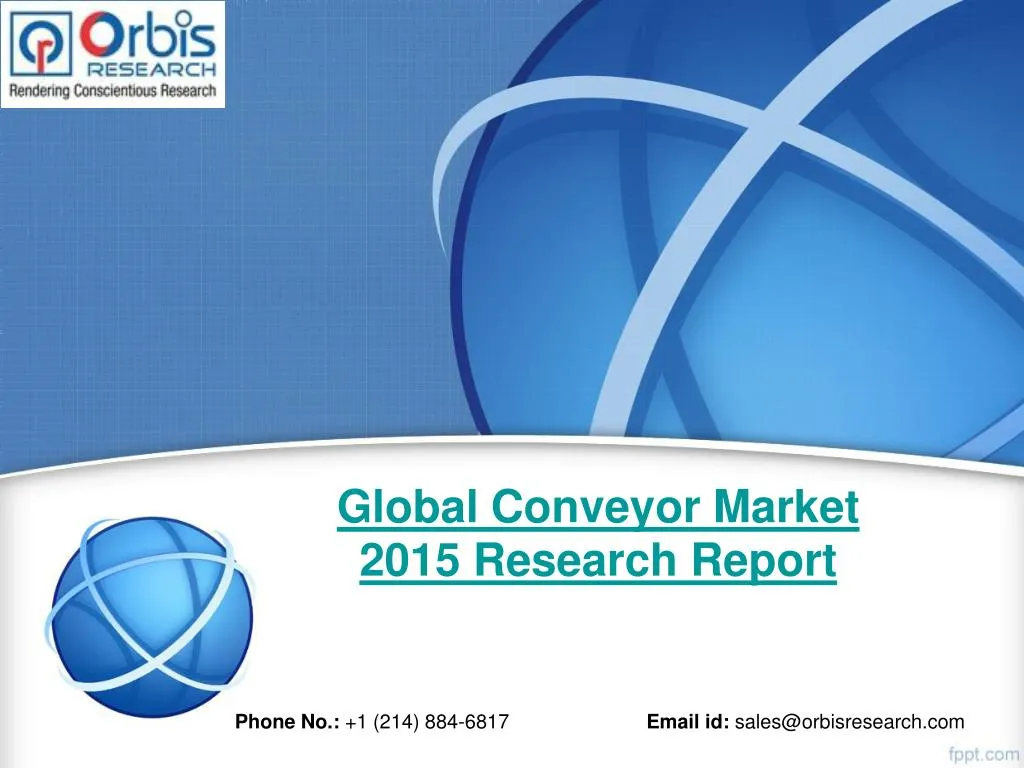 global conveyor market 2015 research report n.