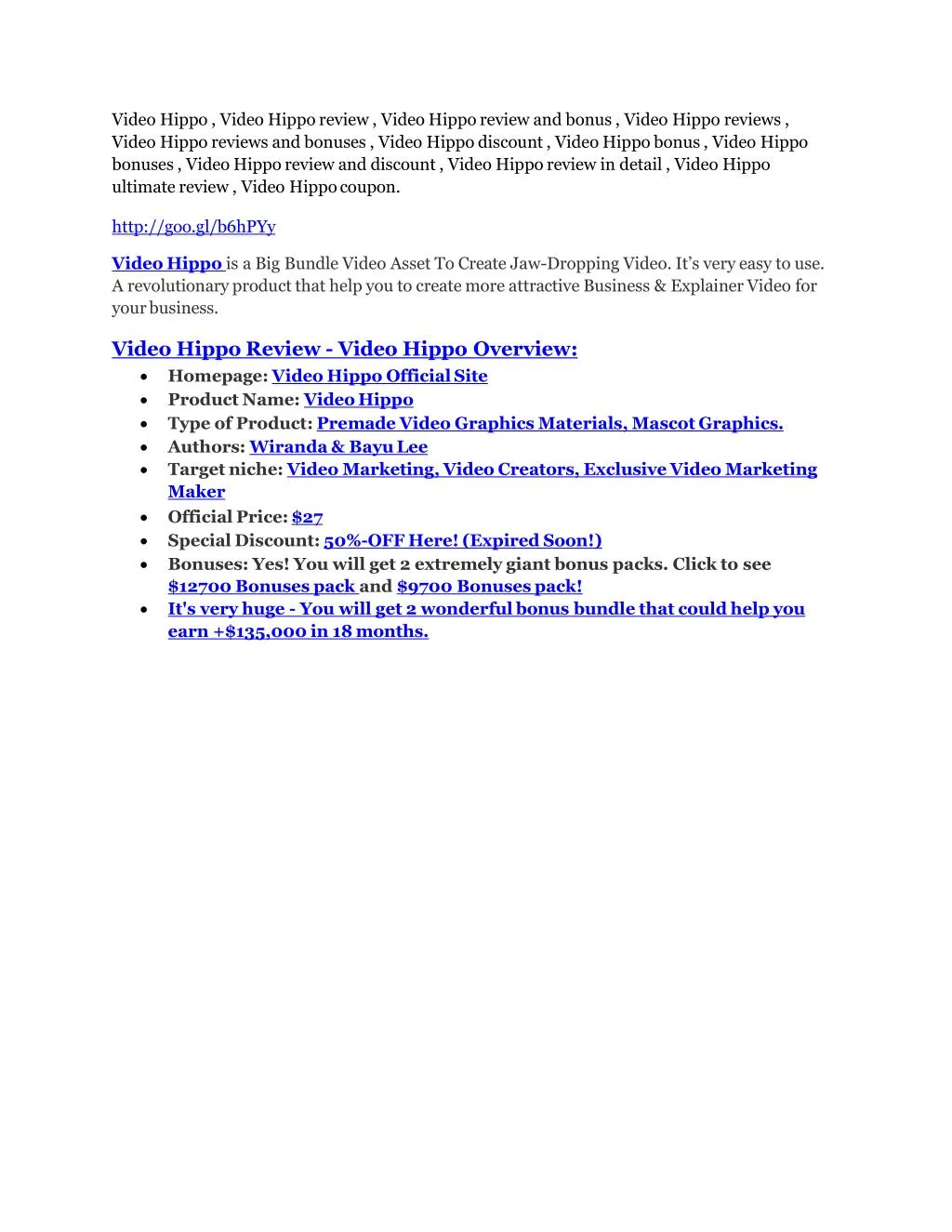 PPT Video Hippo review and (FREE) 12,700 bonusVideo Hippo Discount