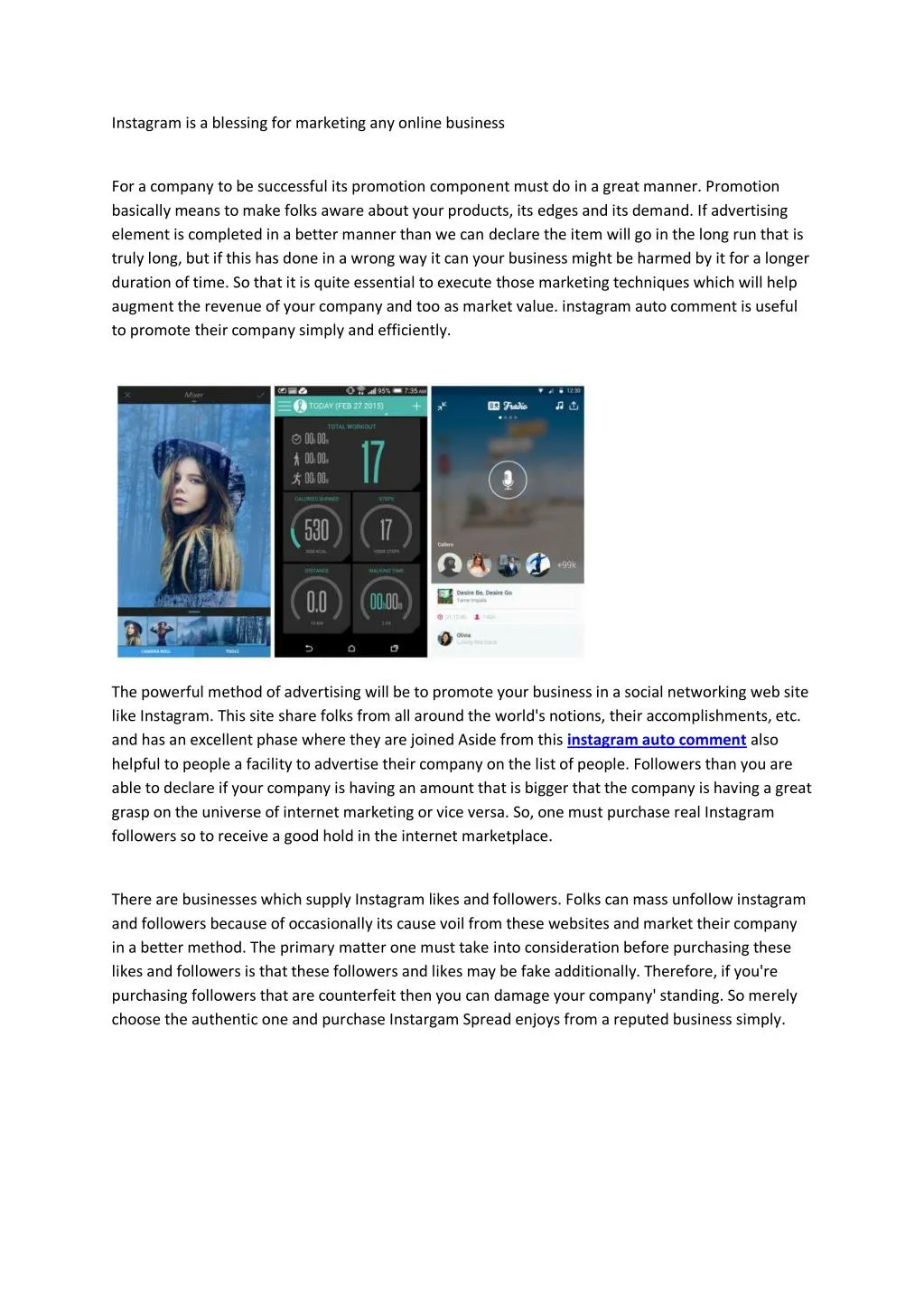 PPT instagram auto comment PowerPoint Presentation, free download
