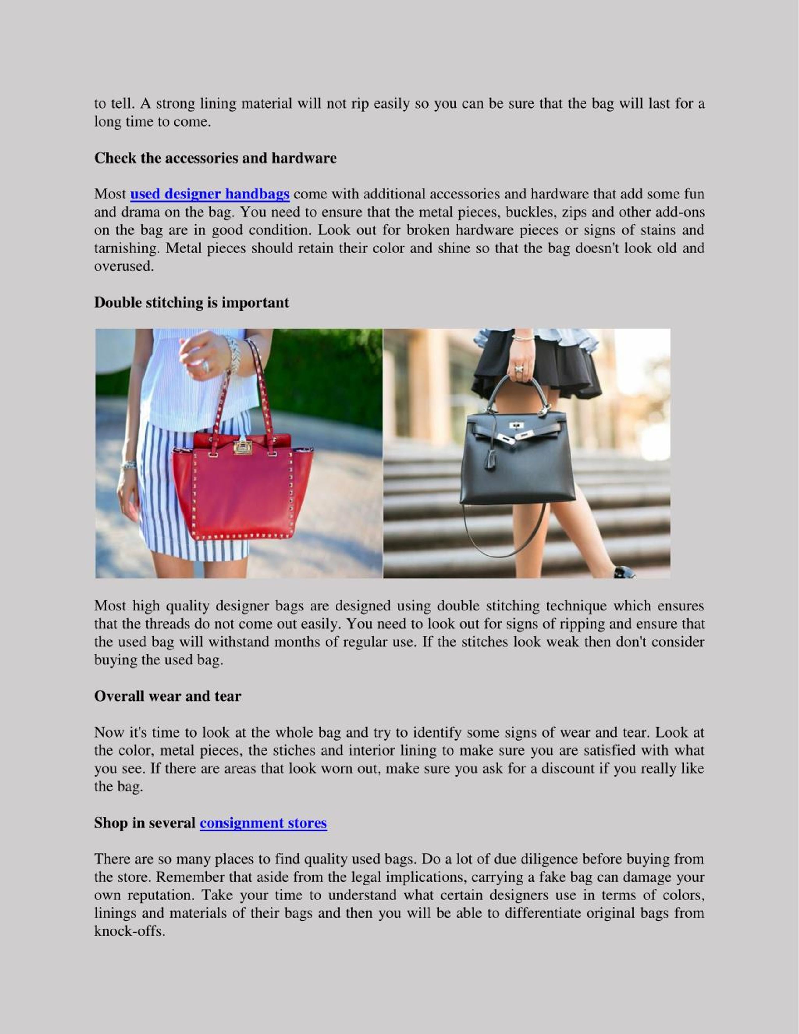 PPT - A Simple Guide to Buying the Best Used Designer Handbags ...