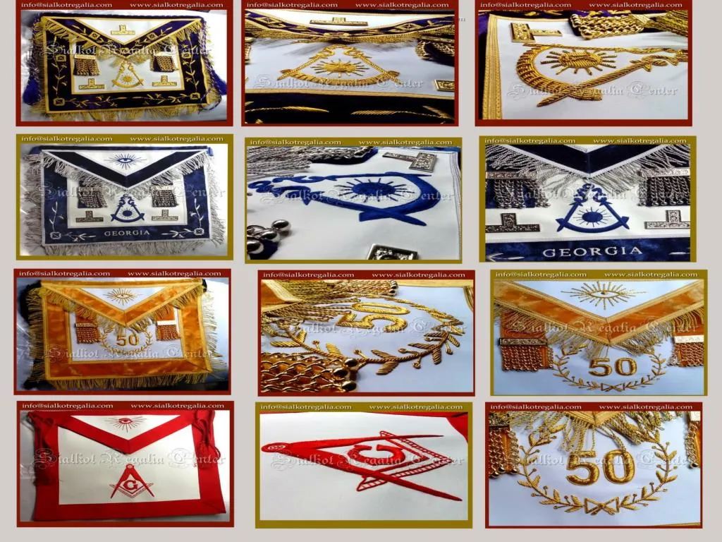 PPT Masonic Past Master apron PowerPoint Presentation, free download