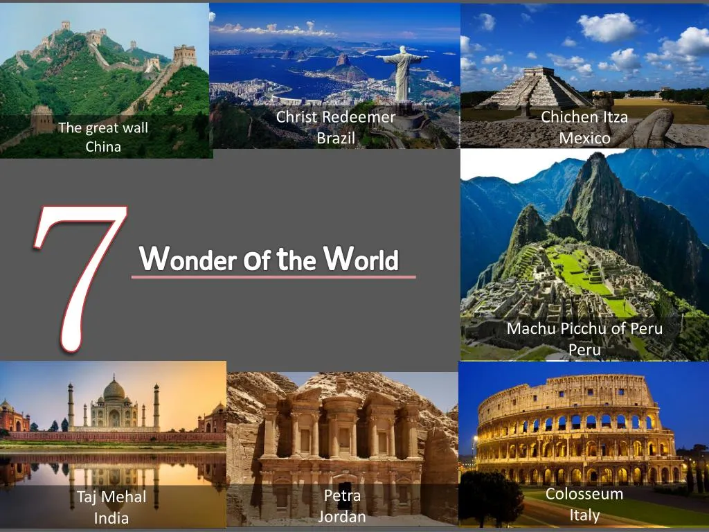 7 wonders of the world powerpoint presentation