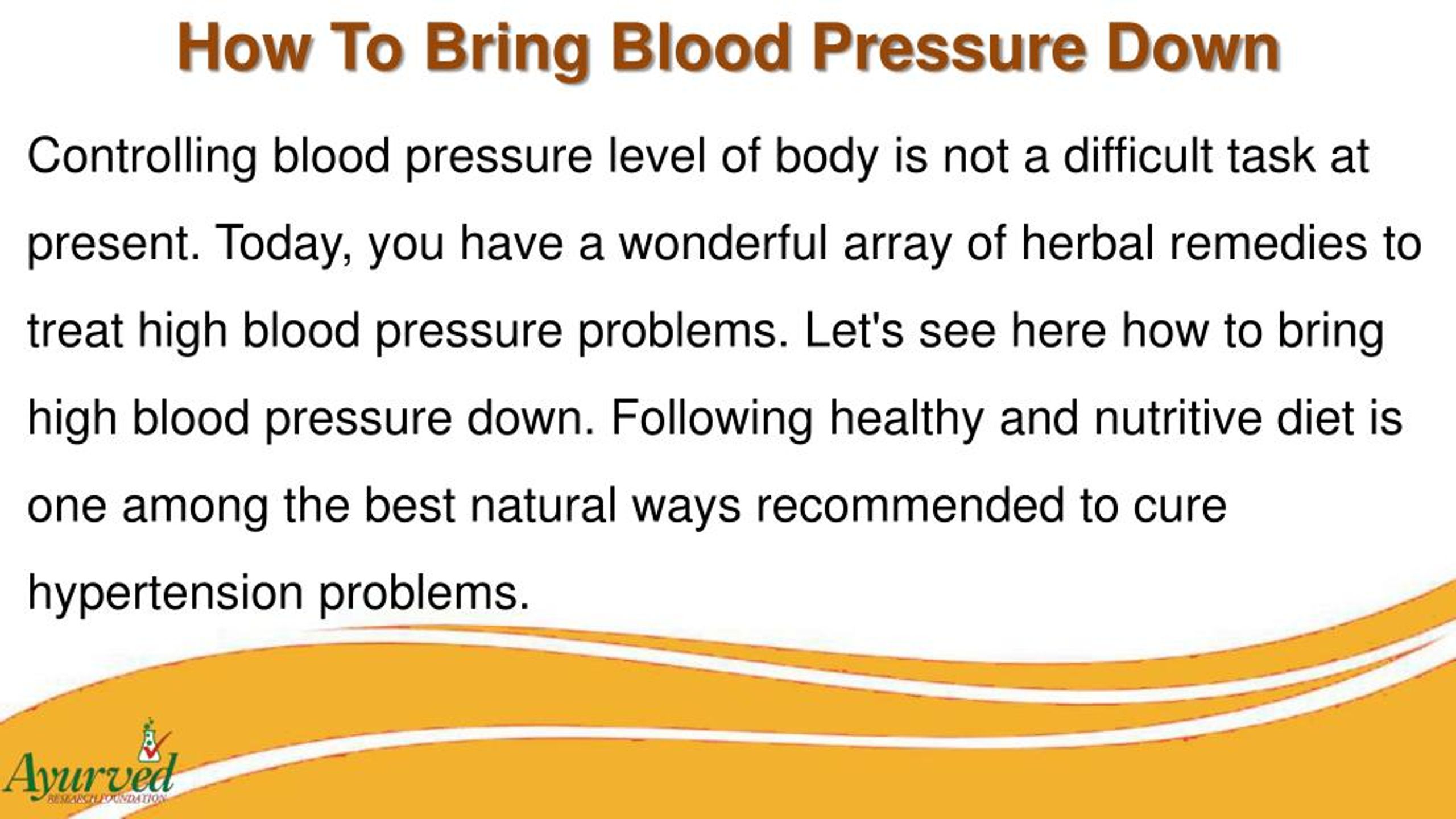 ppt-how-to-bring-high-blood-pressure-down-safely-powerpoint