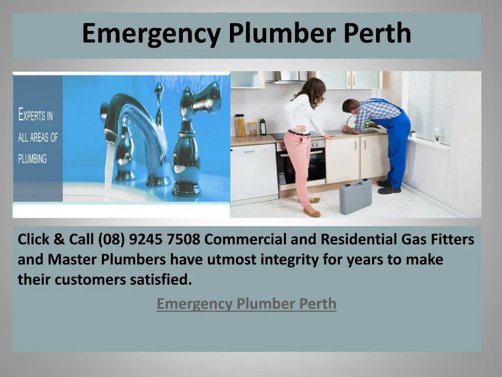emergency plumber perth n.