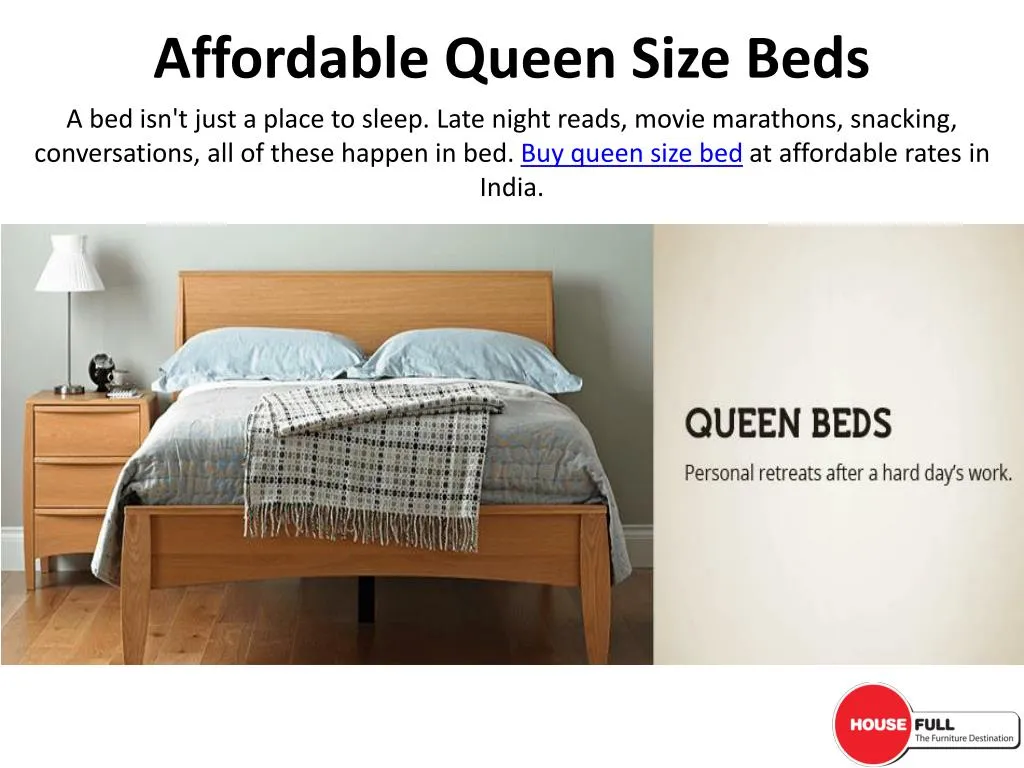 affordable queen size beds n.