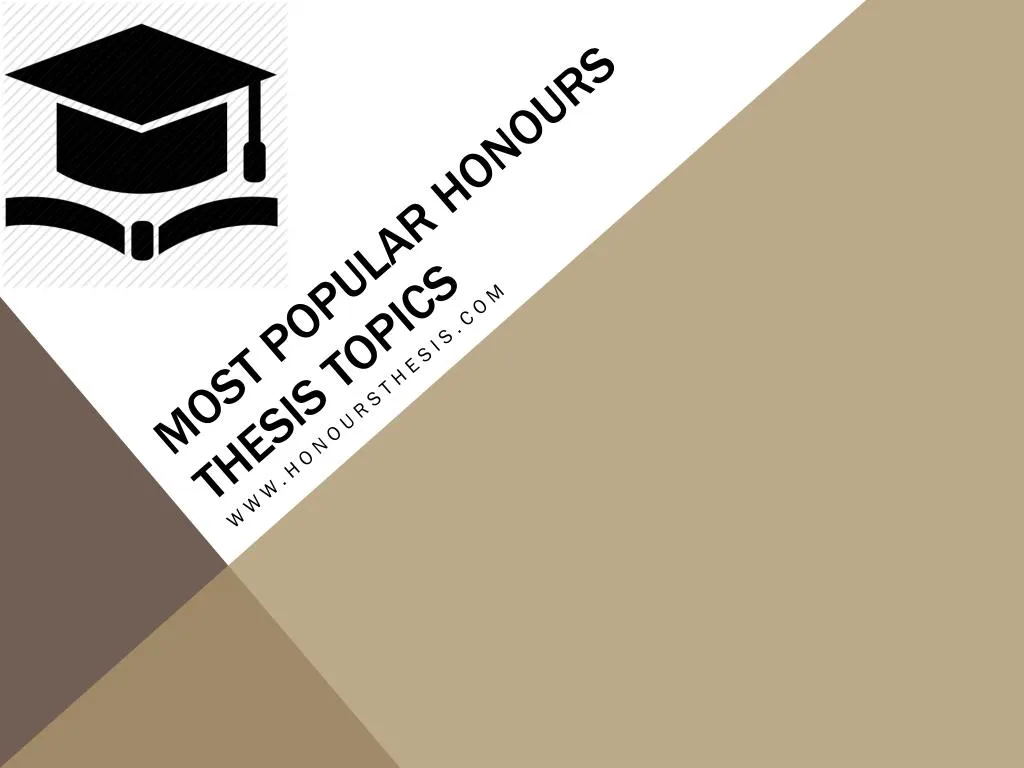 honours thesis template