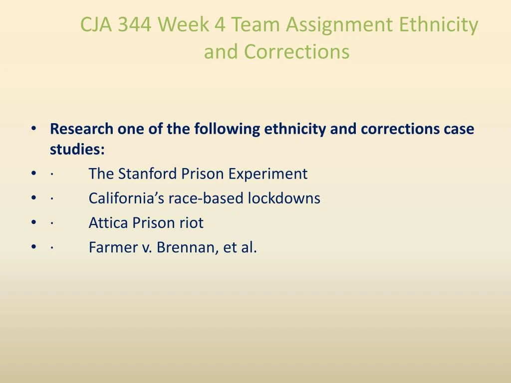 cja 344 ethnicity and corrections Study cja 344 uop complete class,cja 344 uop assignment,cja 344 uop course flashcards online, or in brainscape's iphone or android. cja 344 ethnicity and corrections Study cja 344 uop complete class,cja 344 uop assignment,cja 344 uop course flashcards online, or in brainscape's iphone or android.