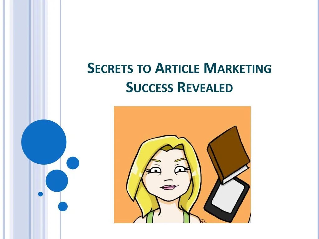 secrets to article marketing success revealed n.