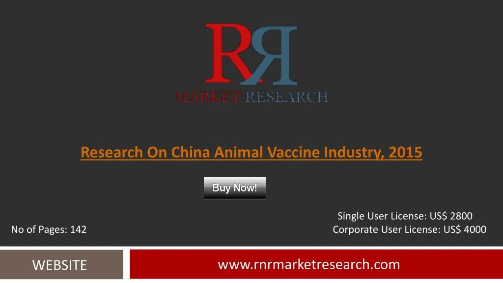 PPT - In-Depth Animal Vaccine Industry in China and Analysis 2015