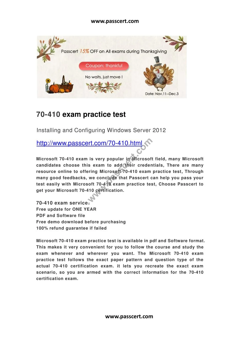 PPT - Microsoft 70-410 exam practice test PowerPoint Presentation, free Sns-Brigh10