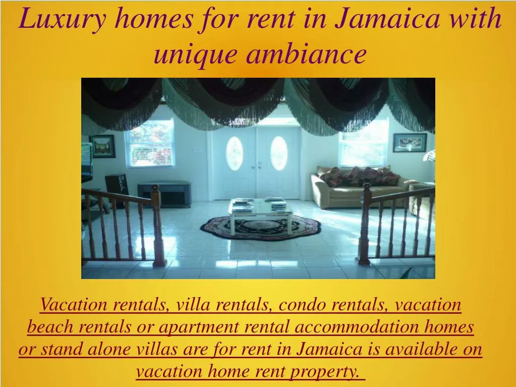 luxury homes for rent in jamaica with unique ambiance n.