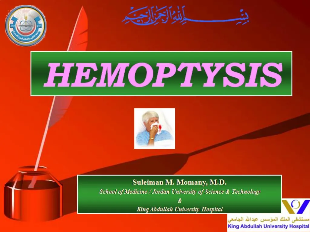 hemoptysis powerpoint presentation download