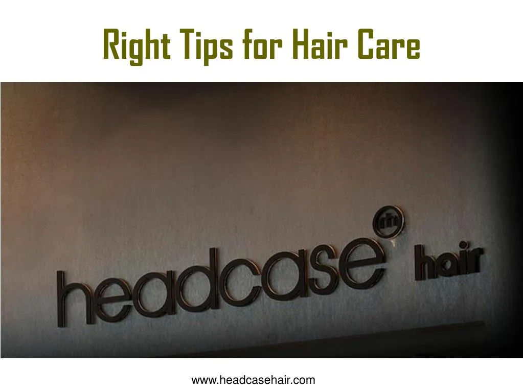 PPT Right Tips For Hair Care PowerPoint Presentation Free Download 