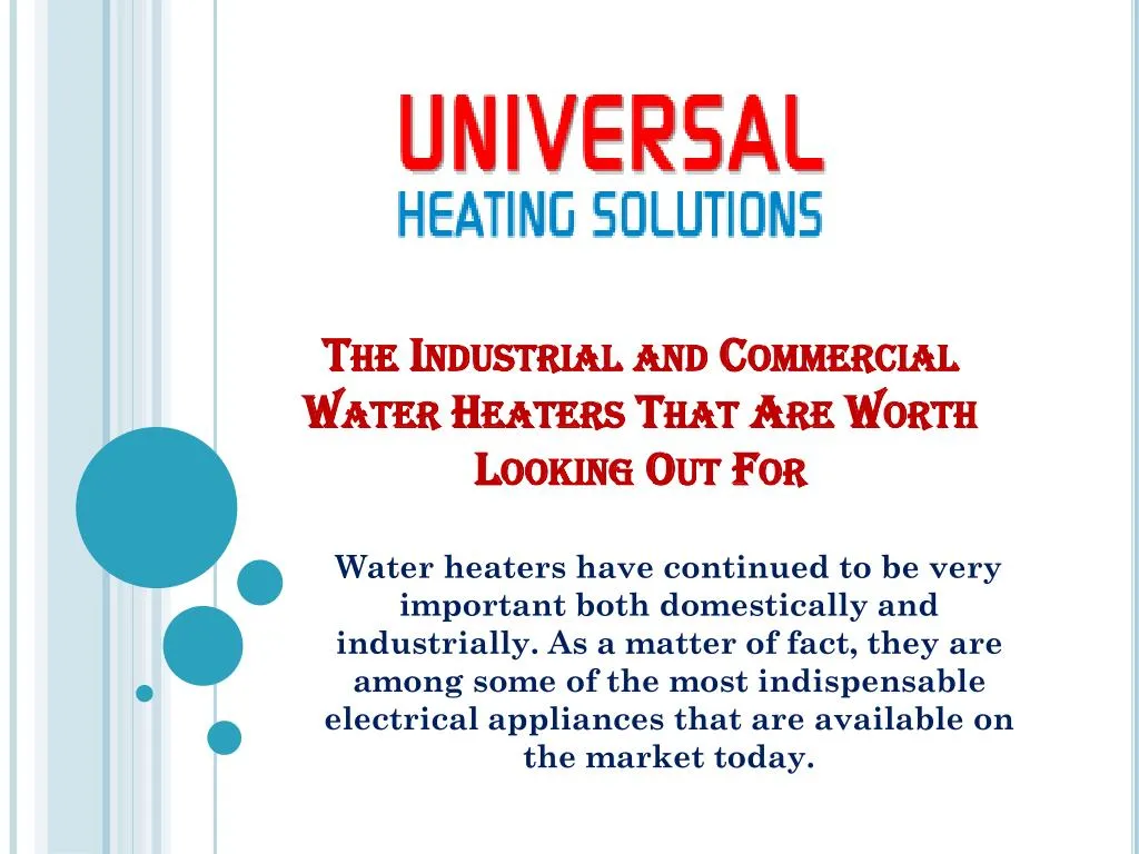 the industrial and commercial water heaters that are worth looking out for n.