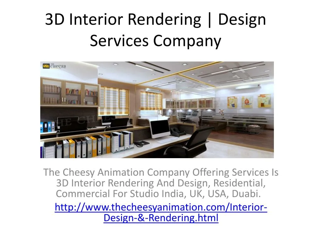 3d interior rendering design services company n.