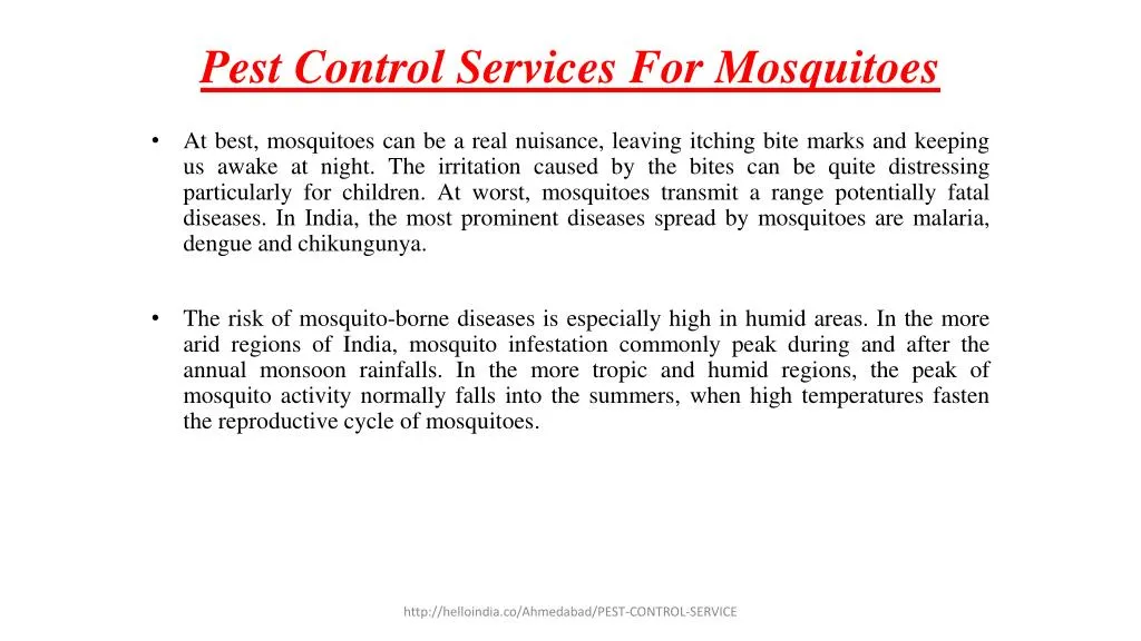 PPT Pest Control Services For Mosquitoes PowerPoint Presentation