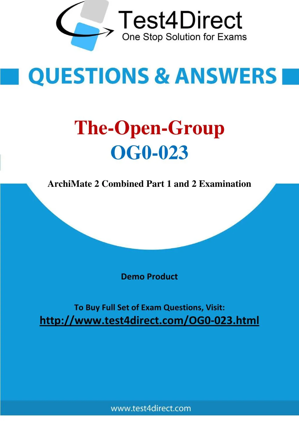 Latest OG0-093 Test Questions