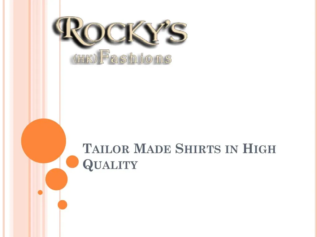 tailor made shirts in high quality n.