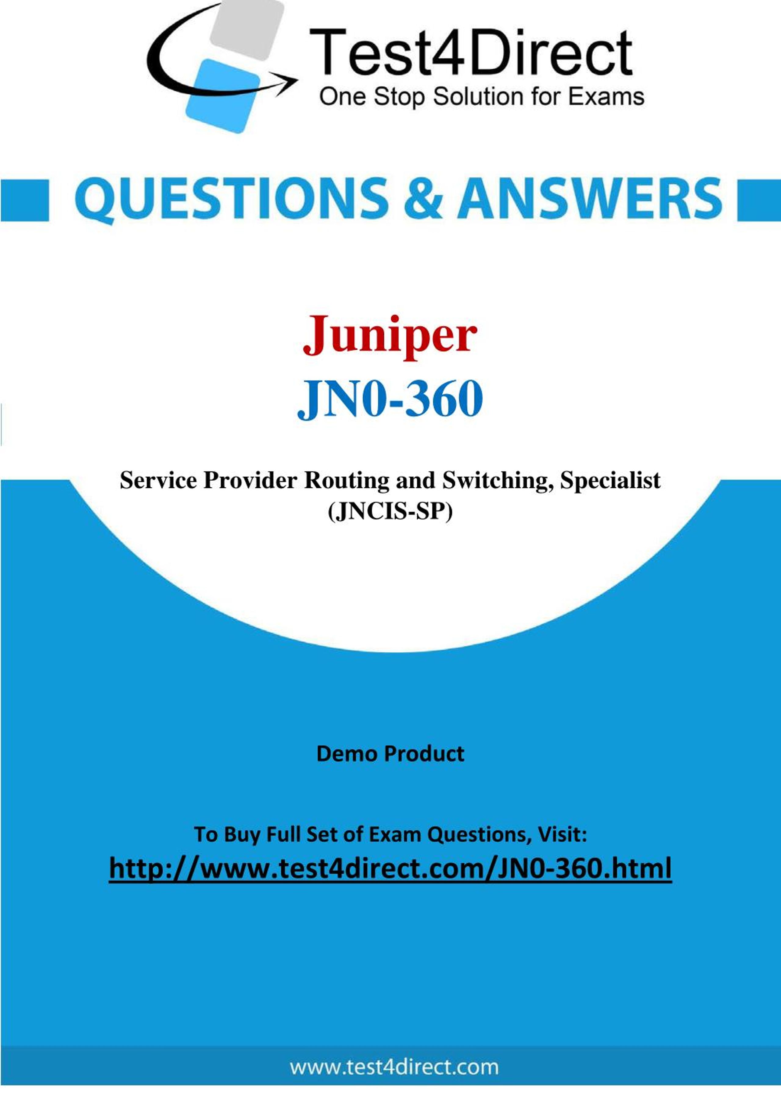 JN0-231 Online Test
