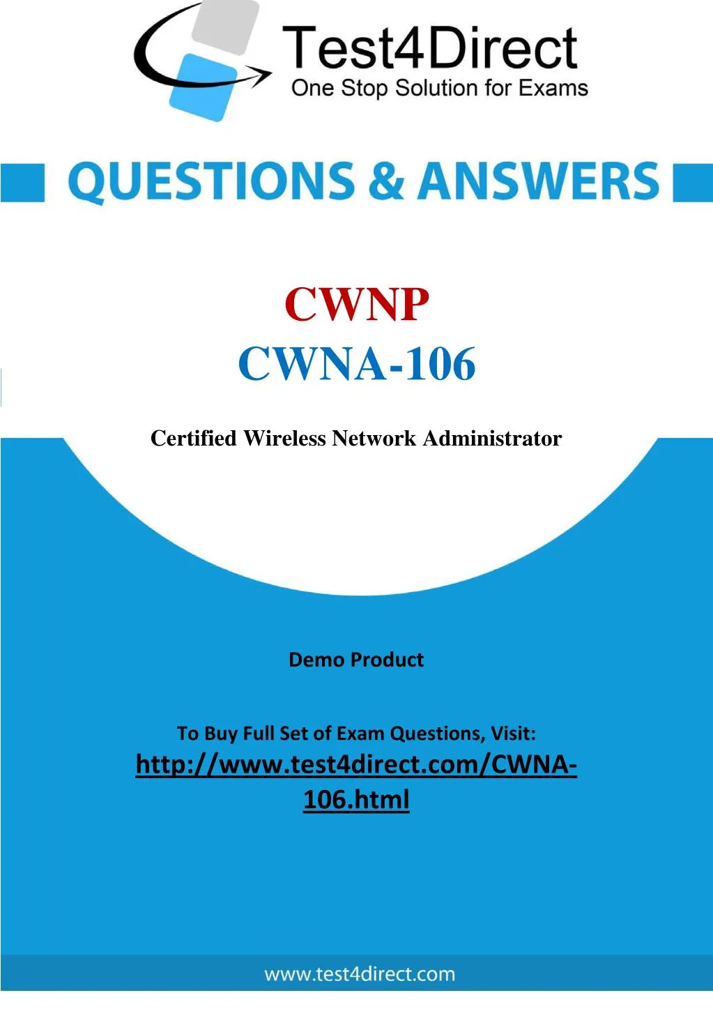 CWNA-108 Reliable Exam Pass4sure