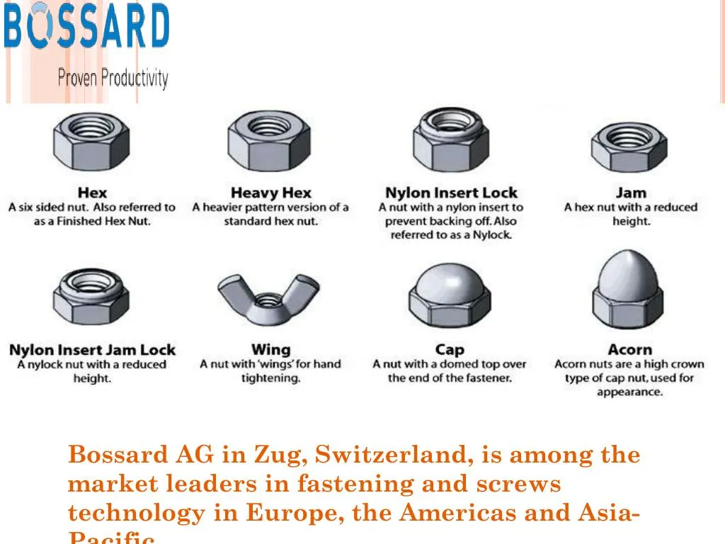 PPT Bossard Quality Fasteners and Applied Engineering Services PowerPoint Presentation ID