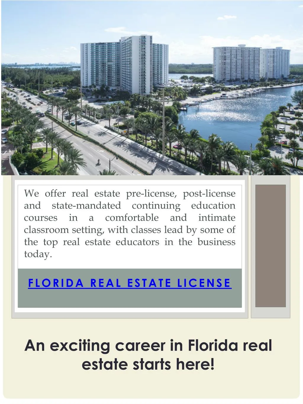 florida real estate license n.