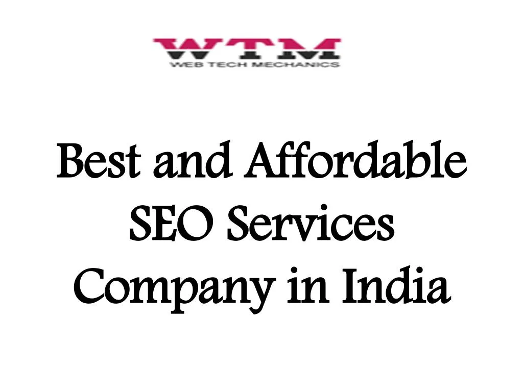 best and affordable seo services company in india n.
