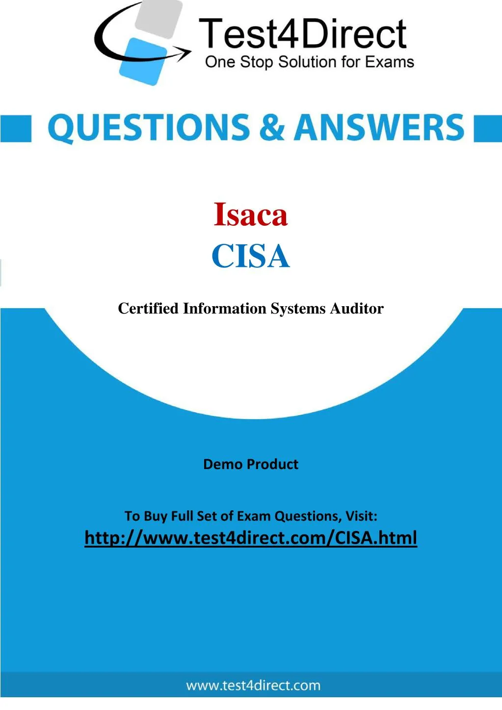 CISA Exam Questions Vce