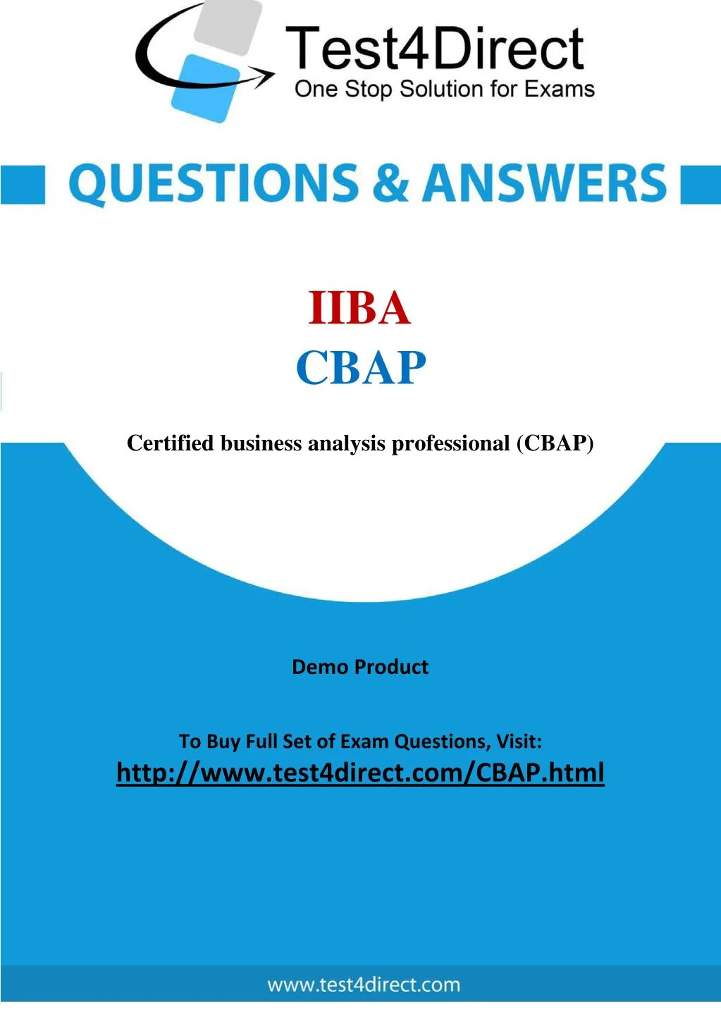 PPT - CBAP IIBA Exam - Updated Questions PowerPoint Sns-Brigh10