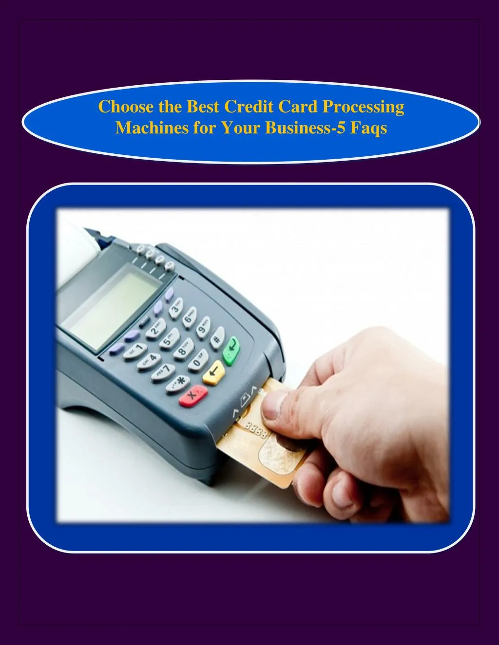 best creditcard procssor